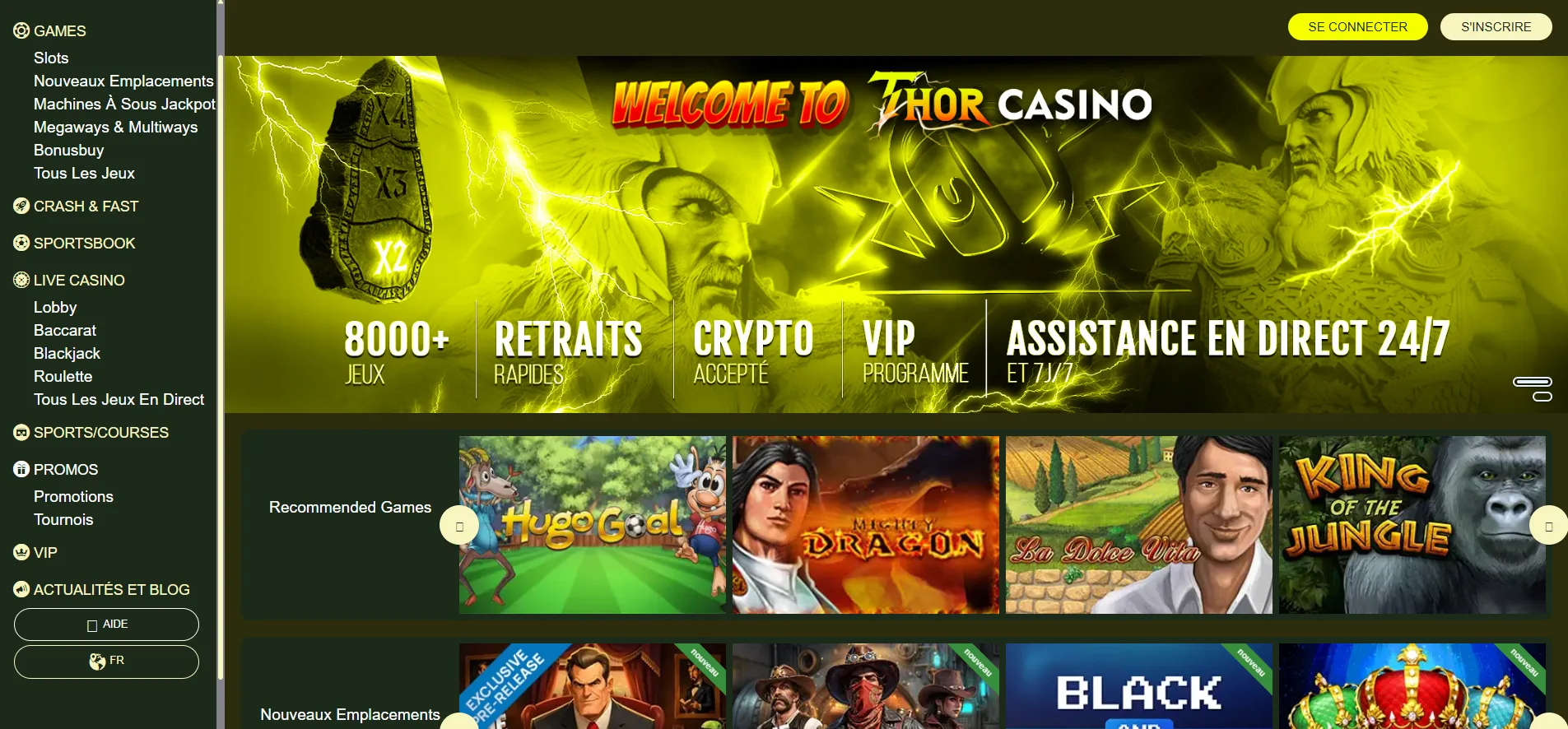 Thor Casino Connexion