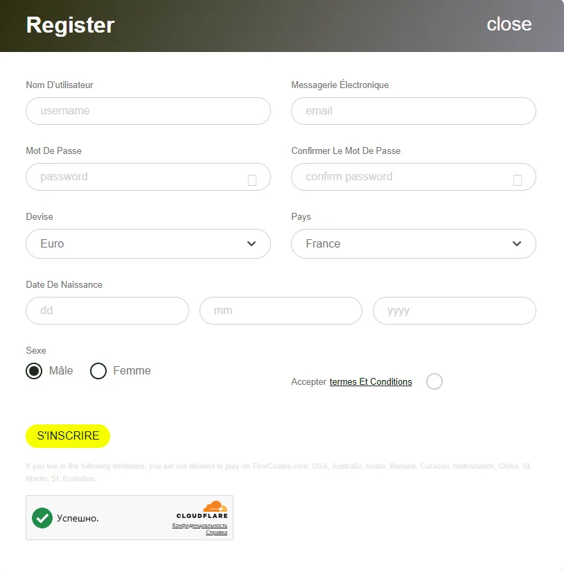 Thor Casino Bonus